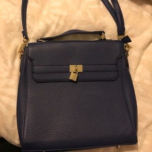 Blue cross body